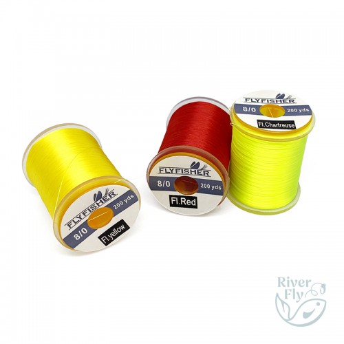 Набор нитей FLYFISHER 8/0, 3 штуки